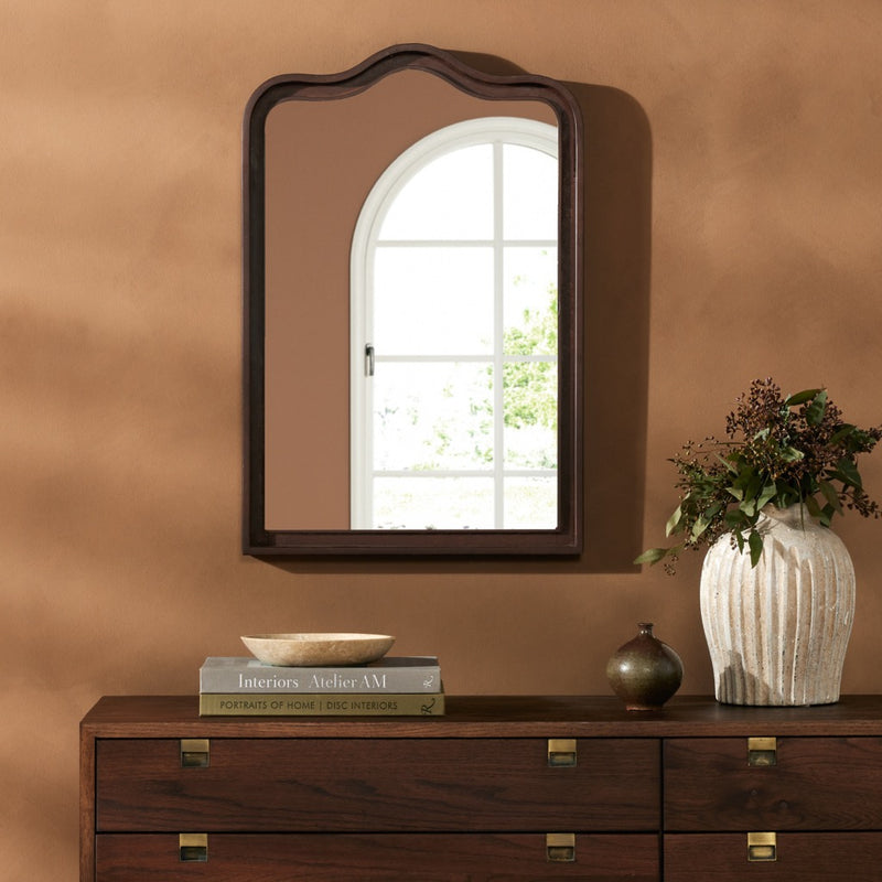 Effie Mirror Rustic Iron Staged View 233245-001