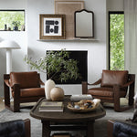 Four Hands Effie Mirror Rustic Iron Staged View