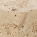 Elena Coffee Table Light Burl Detail Four Hands