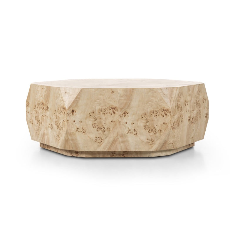 Elena Coffee Table Light Burl Side View 246768-001