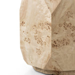 Elena End Table Light Burl Edge Detail Four Hands