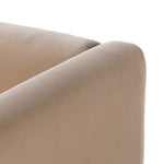 Elizabeth Sofa Surrey Taupe Rolled Armrest Four Hands