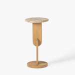 co.house Designs Ellen Drink Table Beige Side View