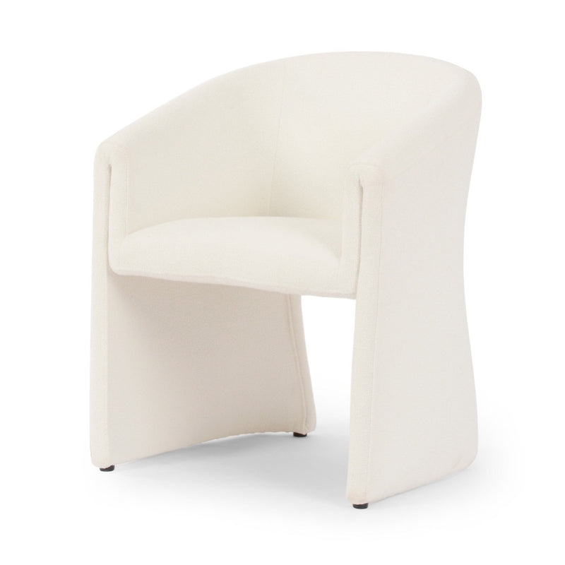 Elmore Dining Chair Portland Cream Angled View 230977-002