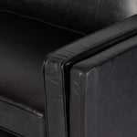 Emery Sofa Sonoma Black Armrest Front Detail Four Hands