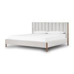 Four Hands Emma King Bed Knoll Sand Angled View 227886-004