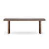 Encino Outdoor Console Table Stained Heritage Brown-FSC Side View Four Hands