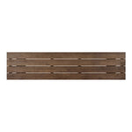 Encino Outdoor Console Table Stained Heritage Brown-FSC Top View 241701-001