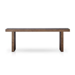 Encino Outdoor Console Table Stained Heritage Brown-FSC Side View 241701-001