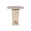 Eslo End Table Desert Taupe Marble Side View 238134-001