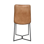 Morgan Dining Chair Hand Washed Taupe Back View FEX-MDC-TE