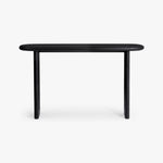 Eva Oak Console Table - Black