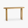 Eva Oak Console Table Natural Angled View Co.House Designs