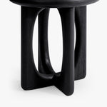 Co.House Designs Eva Oak Side Table Black Base