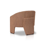 Fae Outdoor Chair Vintage Natural Angled Back View Four Hands