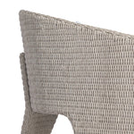 Four Hands Fae Outdoor Chair Vintage White Woven Fiber Frame