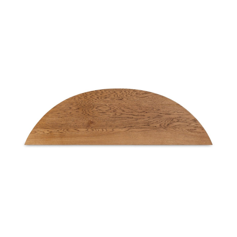 Fara Console Table Light Brown Oak Top View 246640-001