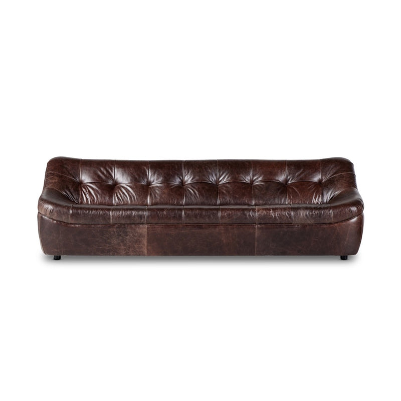 Farley Sofa Conroe Cigar Front Facing View Four Hands