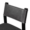 Ferris Counter Stool Gibson Black Top Grain Leather Backrest 227893-013