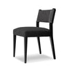 Ferris Dining Chair Gibson Black Angled Side View 104374-015