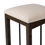 Four Hands Finn Counter Stool Antwerp Natural Performance Fabric Seating