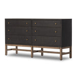 Fiona 6 Drawer Dresser Russet Mahogany Angled View 233278-001