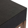 Fiona Desk Black Raffia Tabletop 233438-001