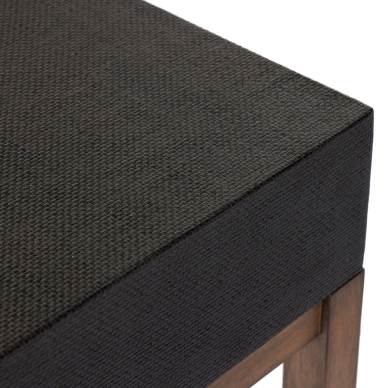 Fiona Desk Black Raffia Tabletop 233438-001