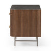 Fletcher Large Nightstand Terra Brown Side View 234690-001