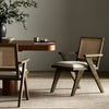 Flora Dining Chair Drifted Plank Grey Staged View Four Hands