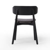 Franco Upholstered Dining Chair Sonoma Black Back View Four Hands