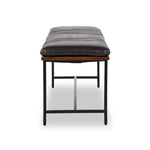 Gabine Accent Bench Sonoma Black Side View Four Hands