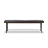 Gabine Accent Bench Sonoma Black Front Facing View 108422-003