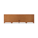 Four Hands Gaines Media Console Aged Light Pine Back View