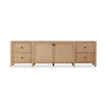 Gaines Media Console Aged Light Pine Front Facing View 233546-002