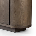 Galini Sideboard Weathered Dark Oak Pill-Shape Base 237737-001