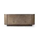 Galini Sideboard Weathered Dark Oak Back View Four Hands