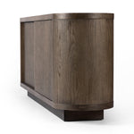 Galini Sideboard Weathered Dark Oak Angled View 237737-001