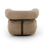 Gareth Swivel Chair - Nubuck Silver