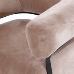 Gareth Swivel Chair Surrey Fawn Armrest Four Hands 