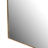 Georgina Wide Mirror Polished Brass Bottom Corner Detail Four Hands