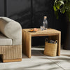 Gilroy Outdoor End Table Reclaimed Natural-FSC Staged View Four Hands