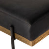 Giorgio Accent Bench Rialto Ebony Corner Detail Four Hands