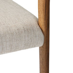 Glenmore Dining Chair Smoked Oak Frame Detail Four Hands