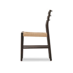 Glenmore Woven Dining Chair Light Carbon Side View Four Hands