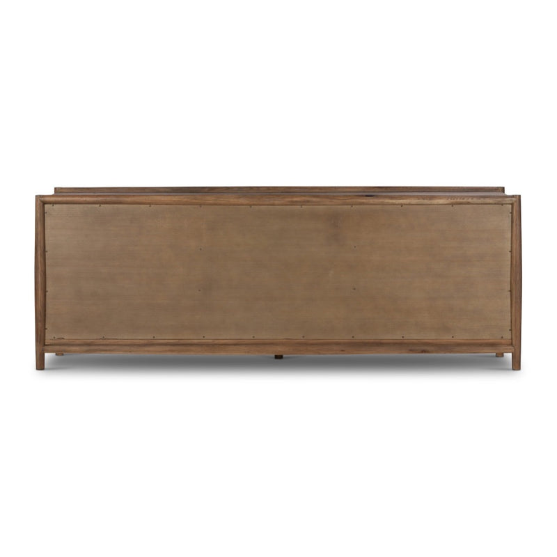 Glenview 9 Drawer Dresser Weathered Oak Veneer Back View 237095-001