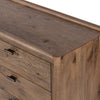 Glenview 9 Drawer Dresser Weathered Oak Veneer Top Corner View 237095-001