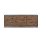 Glenview 9 Drawer Dresser Weathered Oak Veneer Front Facing View 237095-001