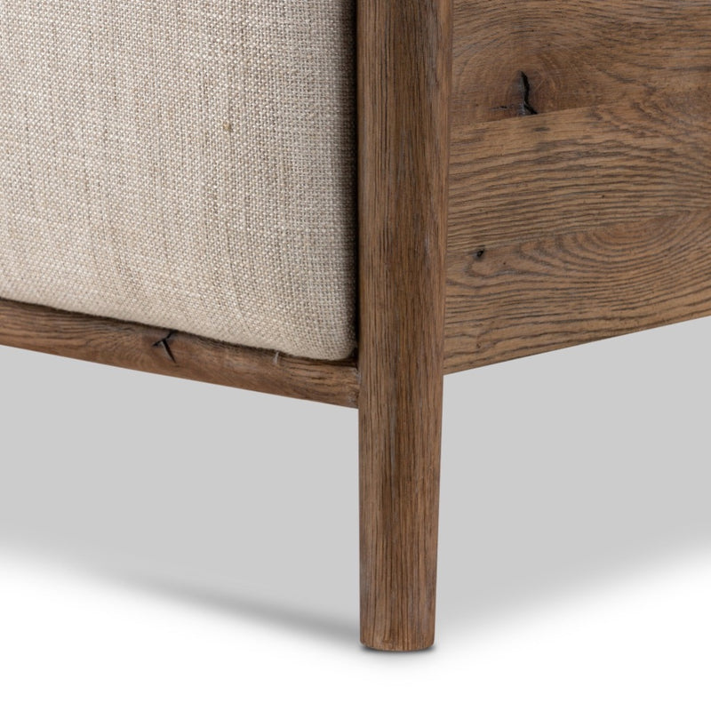 Glenview Bed Weathered Oak Legs Four Hands