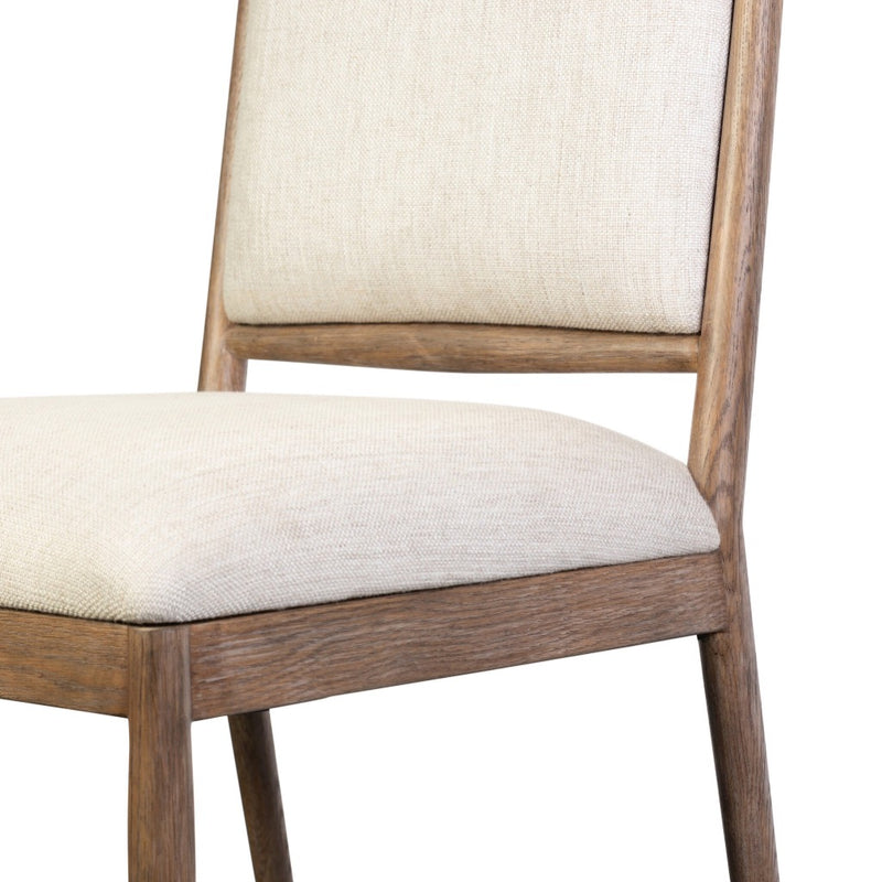 Glenview Dining Chair Essence Natural Fabric Seating Four Hands